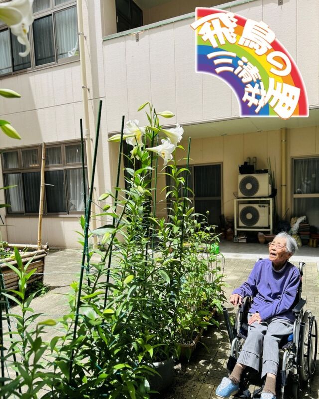 百合写真📸
みなさんの見上げる笑顔もいいですね！