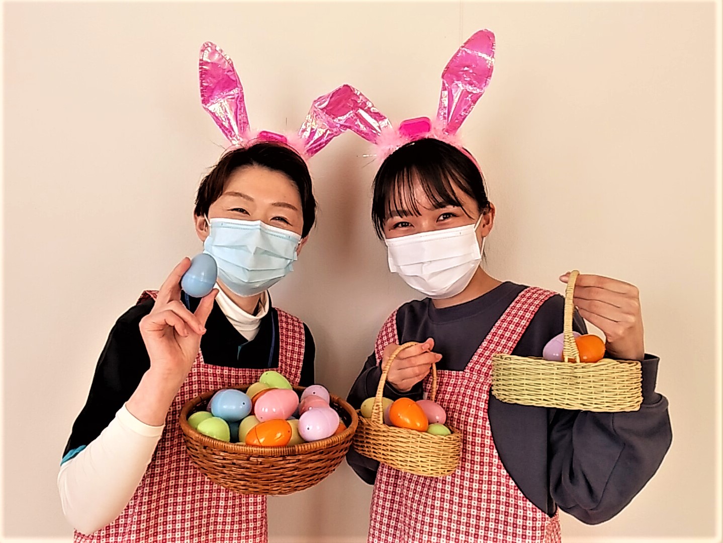 新品未使用品　フランス　テーブルクロス　うさぎ&ひよこ　Pâques イースター 🥚早足うさぎのイースター 🐰 | 特別養護老人ホーム 三清荘